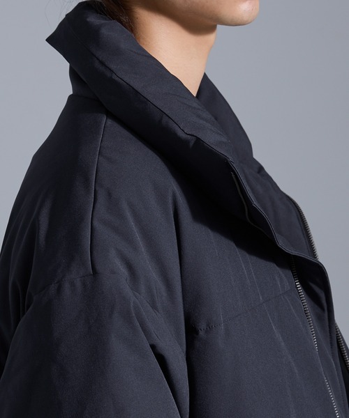 Anchor Smith（アンカー スミス）の「ビッグシルエットハイネックドロストパディングジャケット（ダウンジャケット/コート・メンズ・ホワイト/ブラック/グレー/ネイビー・M/L）」の13枚目の写真