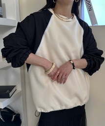 ULEULA | ボリュームスリーブラインハイブリットスウェット(Tシャツ/カットソー)