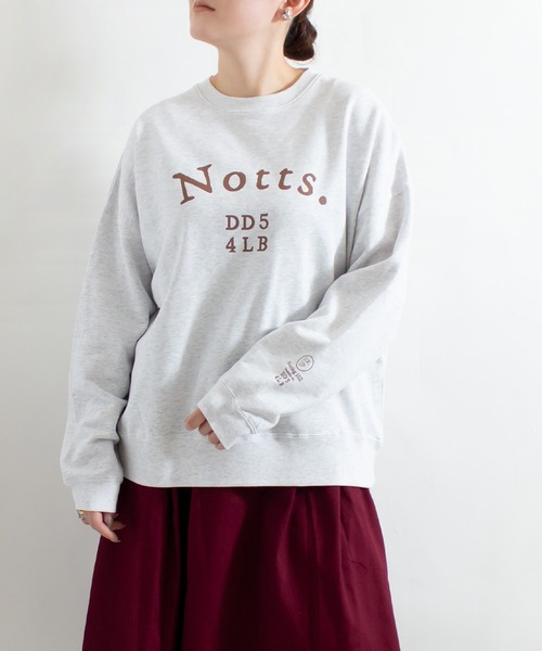 ALL ORDINARIES(オールオーディナリーズ)の「Notts. クルーネックビッグスウェット(スウェット・レディース・アッシュグレー/グリーン系その他・M)」の13枚目の写真