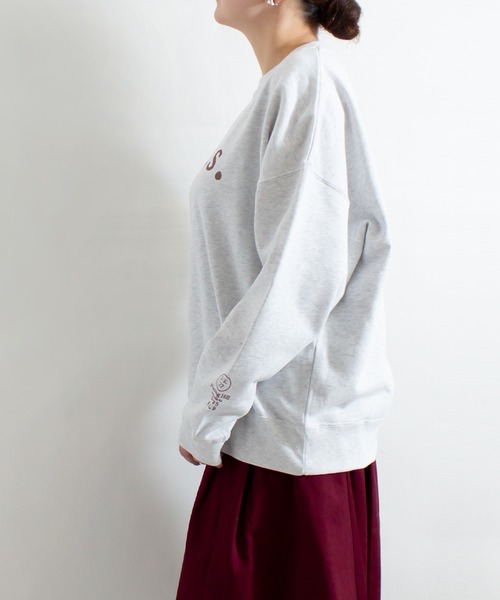 ALL ORDINARIES(オールオーディナリーズ)の「Notts. クルーネックビッグスウェット(スウェット・レディース・アッシュグレー/グリーン系その他・M)」の11枚目の写真