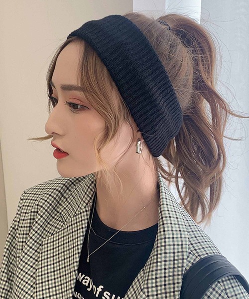 セール】リブニットヘアバンド（ヘアバンド）｜NANEA（ナネア）の