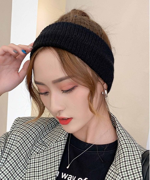 セール】リブニットヘアバンド（ヘアバンド）｜NANEA（ナネア）の