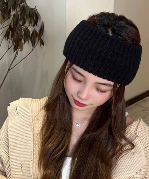 セール】リブニットヘアバンド（ヘアバンド）｜NANEA（ナネア）の