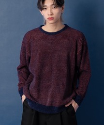 NULL（ヌル）の「【NULL】モール クルーニット（ニット/セーター）」