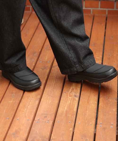 ８(eight)（エイト）の「防水ブーツ防滑（ブーツ・メンズ・ブラック・25.0cm/25.5cm/26.0cm/26.5cm/27.0cm/28.0cm）」の3枚目の写真