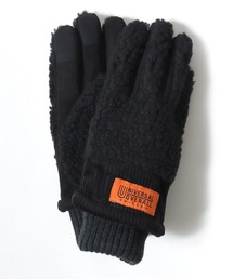 UNIVERSAL OVERALL | UNIVERSAL OVERALL/ユニバーサルオーバーオール ボアフリース コーデュロイ リブニット 切替 グローブ/手袋/スマホ対応/レディース メンズ(手袋)