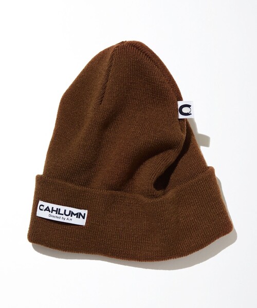 CAHLUMN（カウラム）の「CAHLUMN/カウラム Acrylic Rib Watch Cap/アクリル リブ ワッチキャップ（ニットキャップ/ビーニー・メンズ・ブラウン/ダークブラウン/ワインレッド/マスタード/ネイビー・ﾌﾘ-）」の11枚目の写真