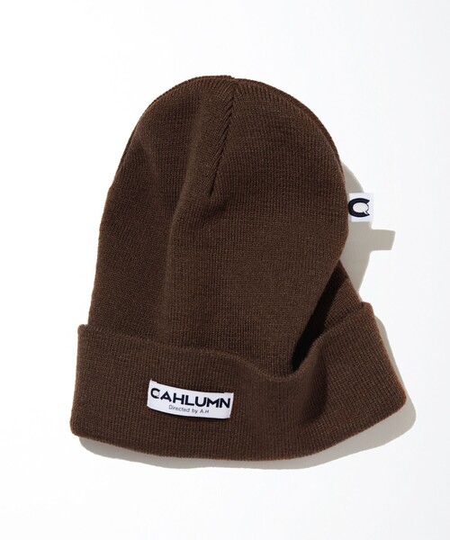 CAHLUMN（カウラム）の「CAHLUMN/カウラム Acrylic Rib Watch Cap/アクリル リブ ワッチキャップ（ニットキャップ/ビーニー・メンズ・ブラウン/ダークブラウン/ワインレッド/マスタード/ネイビー・ﾌﾘ-）」の12枚目の写真