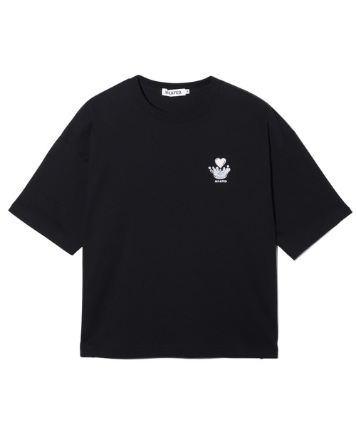 MILKFED.（ミルクフェド）の「WATER CROWN S/S TEE（Tシャツ/カットソー・レディース・ライトイエロー/ブラック/オフホワイト・M/L）」の14枚目の写真