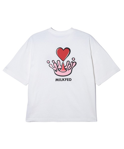 MILKFED.（ミルクフェド）の「WATER CROWN S/S TEE（Tシャツ/カットソー・レディース・ライトイエロー/ブラック/オフホワイト・M/L）」の11枚目の写真