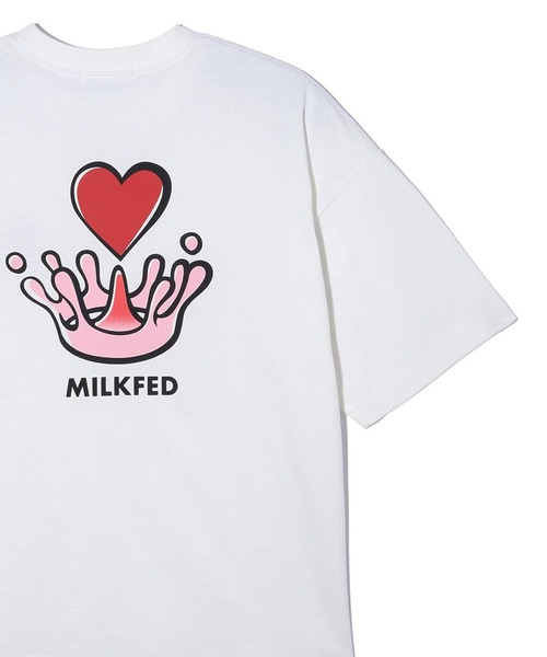 MILKFED.（ミルクフェド）の「WATER CROWN S/S TEE（Tシャツ/カットソー・レディース・ライトイエロー/ブラック/オフホワイト・M/L）」の16枚目の写真