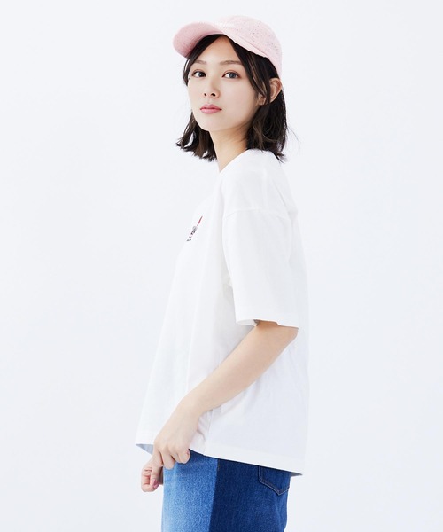 MILKFED.（ミルクフェド）の「WATER CROWN S/S TEE（Tシャツ/カットソー・レディース・ライトイエロー/ブラック/オフホワイト・M/L）」の18枚目の写真