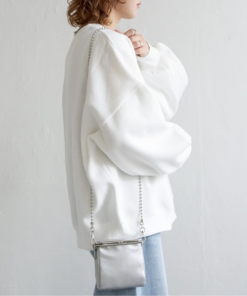 notch.(ノッチ)の「がま口ボールチェーンショルダーバッグ(ショルダーバッグ・レディース・ブラック/シルバー・ONESIZE)」の18枚目の写真