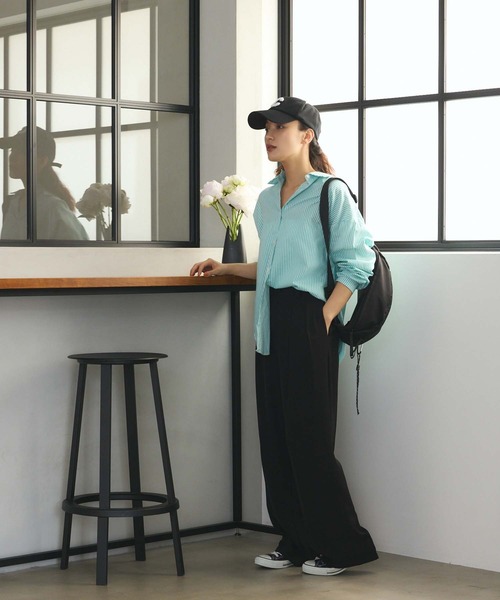 Edit Sheen(エディットシーン)の「ナイロンBIGボディバッグ(ボディバッグ/ウエストポーチ・レディース・ブラック/グレー・FREE)」の18枚目の写真