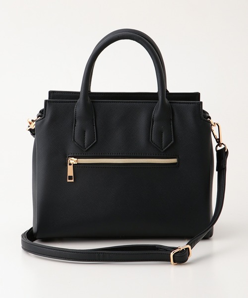 Honeys(ハニーズ)の「ベルトモチーフハンドバッグ(ハンドバッグ・レディース・グレイッシュベージュ/ブラック/ベージュ系その他・FREE)」の15枚目の写真