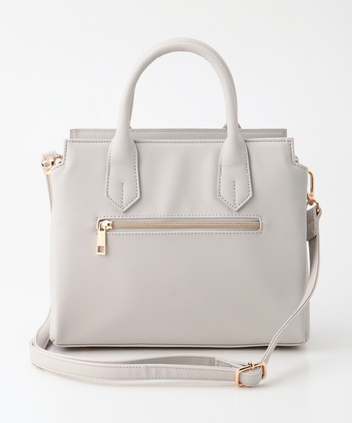 Honeys(ハニーズ)の「ベルトモチーフハンドバッグ(ハンドバッグ・レディース・グレイッシュベージュ/ブラック/ベージュ系その他・FREE)」の21枚目の写真