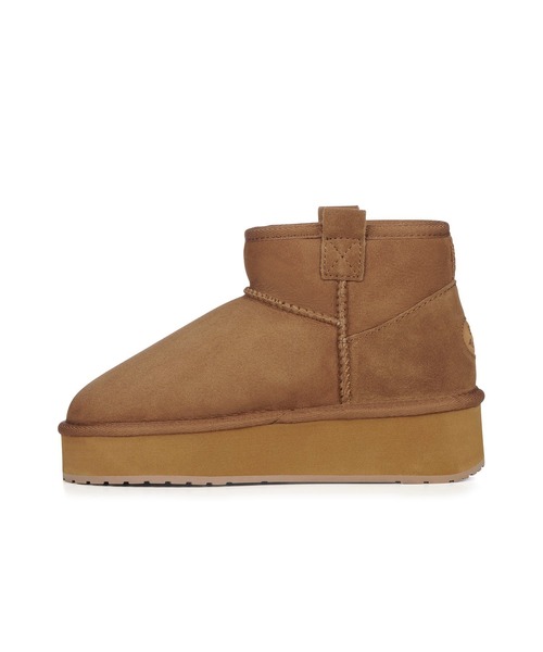 EMU Australia(エミューオーストラリア)の「【EMU Australia】Double-Face Sheep-Skin Boots W13073(ブーツ・レディース・ブラック/ベージュ・25cm/23cm/24cm)」の4枚目の写真