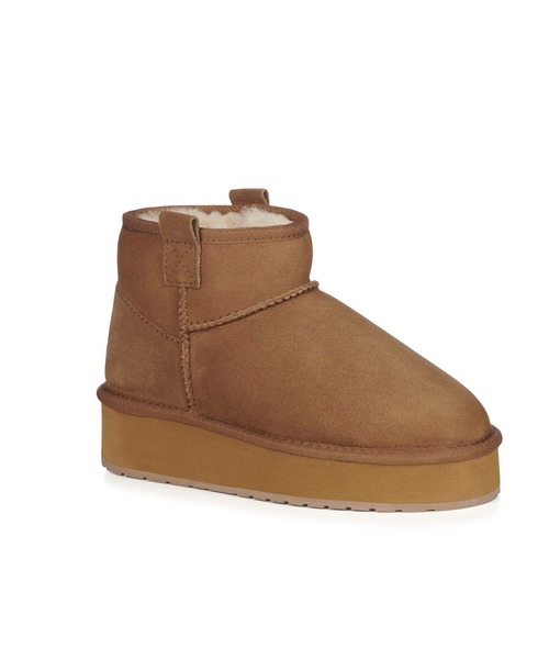 EMU Australia(エミューオーストラリア)の「【EMU Australia】Double-Face Sheep-Skin Boots W13073(ブーツ・レディース・ブラック/ベージュ・25cm/23cm/24cm)」の5枚目の写真