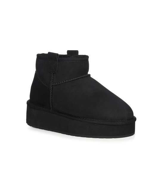 EMU Australia(エミューオーストラリア)の「【EMU Australia】Double-Face Sheep-Skin Boots W13073(ブーツ・レディース・ブラック/ベージュ・25cm/23cm/24cm)」の10枚目の写真