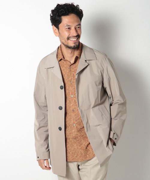 MEN'S BIGI（メンズビギ）の「ボタニカル柄ジャカードシャツ（シャツ/ブラウス・メンズ・ワイン/ブルー/オレンジ・01/02/03/04）」の18枚目の写真