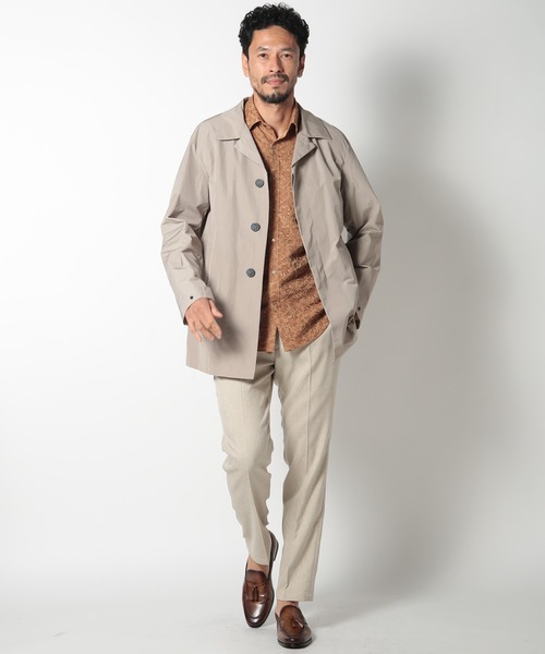 MEN'S BIGI（メンズビギ）の「ボタニカル柄ジャカードシャツ（シャツ/ブラウス・メンズ・ワイン/ブルー/オレンジ・01/02/03/04）」の20枚目の写真