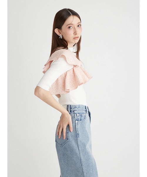 FURFUR（ファーファー）の「ニットレイヤードセットワンピース