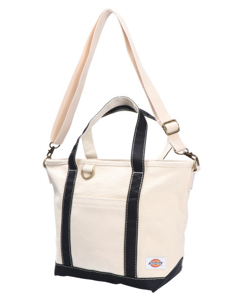 Dickies(ディッキーズ)の「【DICKIES/ディッキーズ】DK AUTHENTIC CANVAS TOTE S オーセンティックキャンバストートS(トートバッグ・メンズ・ブラック/ベージュ/ネイビー・FREE)」の4枚目の写真