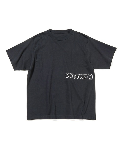 uniform experiment（ユニフォームエクスペリメント）の「AUTHENTIC S/S WIDE TEE（Tシャツ/カットソー・メンズ・グレー/ブラック/ホワイト・4/3/2/1）」の5枚目の写真