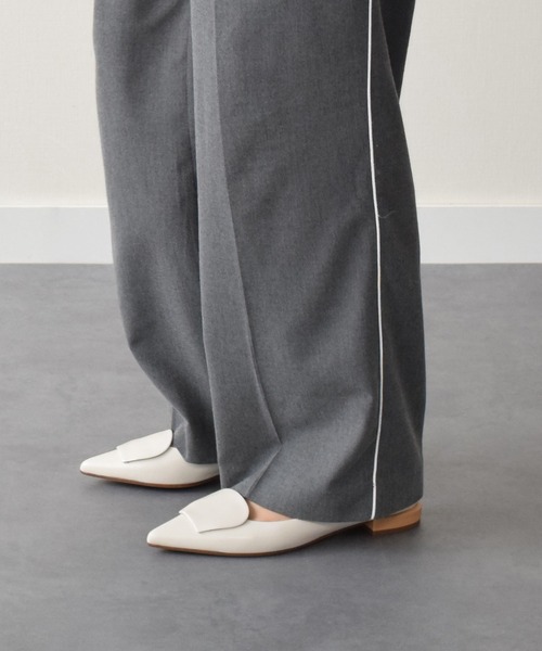 FABIO RUSCONI（ファビオルスコーニ）の「【FABIO RUSCONI】ローヒールポインテッドトウパンプス(F41503)（パンプス・レディース・ブラック系その他/ホワイト系その他/ブラック/ブラック系その他2/グレー系その他・39/38/37/36/35）」の6枚目の写真