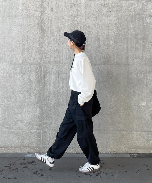Chillfar(チルファー)の「アソートロゴロンT(Tシャツ/カットソー・レディース・ネイビー/オートミール/ホワイト/ブラウン/杢グレー/ブルー/ネイビー系/アイボリー系/ブラック/ホワイト系/グレー系・FREE)」の20枚目の写真