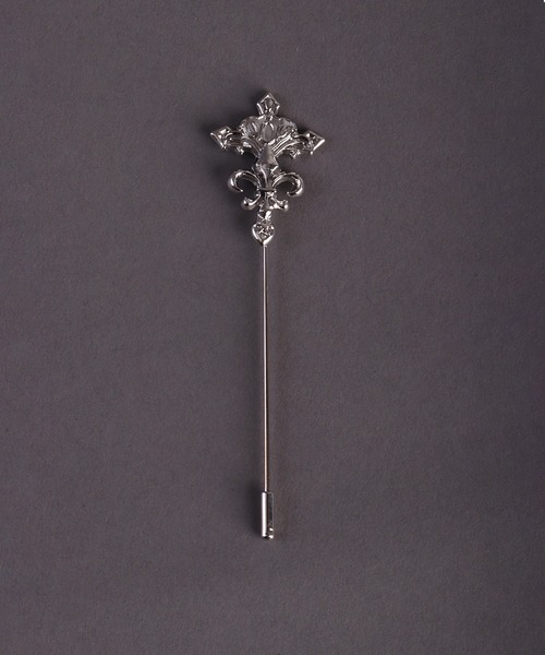 WESTSEA(ウエストシー)の「ラペルピン (薔薇、羽、紋章、仮面)(ブローチ/コサージュ・メンズ・シルバー/シルバー系その他2/シルバー系その他4/ゴールド系その他2/ゴールド系その他3/ゴールド系その他4/シルバー系その他3/ゴールド/シルバー系その他/ゴールド系その他・FREE)」の3枚目の写真