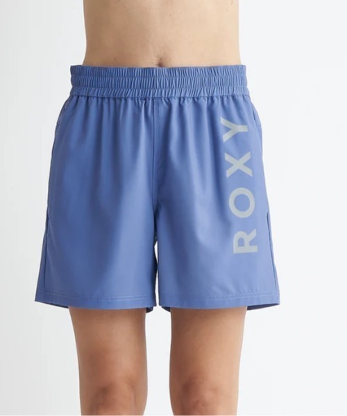 ROXY（ロキシー）の「MY 1ST ROXY SHORTS/ロキシーUVカット速乾ワンポイントロゴウエストゴムフィットネスショートパンツ（その他パンツ・レディース・レッド/ブルー/ブラック・SMALL/MEDIUM/LARGE）」の3枚目の写真