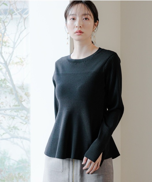 ma_sa　スラックス&ペプラムニット SMILELAND ニット セーター 「大きいサイズ」「らめちゃんコラボ