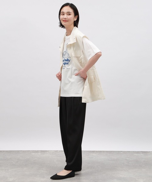 LAKOLE（ラコレ）の「ミリタリーベスト / 109335（ベスト・レディース・ベージュ/カーキ/アイボリー・SMALL/MEDIUM）」の7枚目の写真