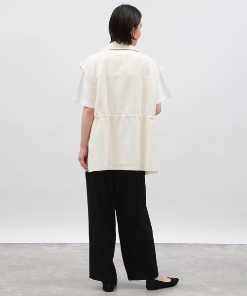 LAKOLE（ラコレ）の「ミリタリーベスト / 109335（ベスト・レディース・ベージュ/カーキ/アイボリー・SMALL/MEDIUM）」の10枚目の写真