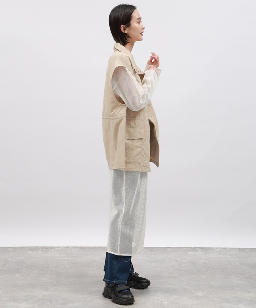 LAKOLE（ラコレ）の「ミリタリーベスト / 109335（ベスト・レディース・ベージュ/カーキ/アイボリー・SMALL/MEDIUM）」の14枚目の写真