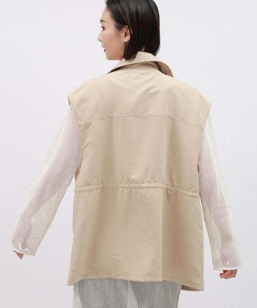 LAKOLE（ラコレ）の「ミリタリーベスト / 109335（ベスト・レディース・ベージュ/カーキ/アイボリー・SMALL/MEDIUM）」の19枚目の写真