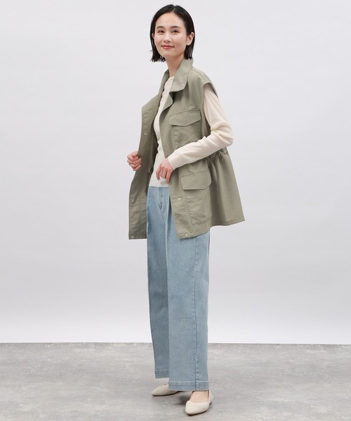 LAKOLE（ラコレ）の「ミリタリーベスト / 109335（ベスト・レディース・ベージュ/カーキ/アイボリー・SMALL/MEDIUM）」の20枚目の写真