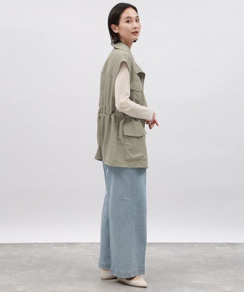 LAKOLE（ラコレ）の「ミリタリーベスト / 109335（ベスト・レディース・ベージュ/カーキ/アイボリー・SMALL/MEDIUM）」の21枚目の写真