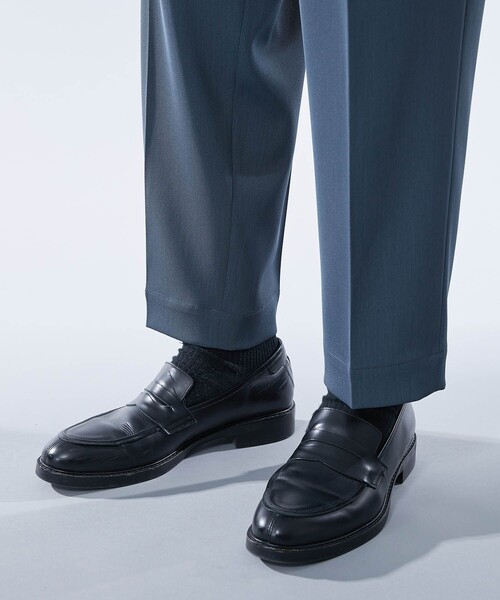 UNITED TOKYO DRY KERSEY テーパードパンツブラック