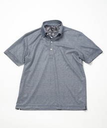 MEN'S BIGI（メンズビギ）の「【ACTIVE TAILOR】COOL MAX ツイルプリントジャージポロシャツ（ポロシャツ・メンズ）」