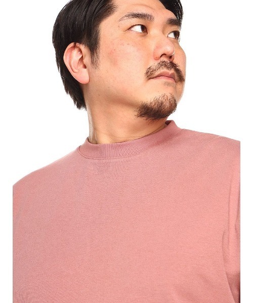 B&T CLUB(ビーティークラブ)の「大きいサイズ Tシャツ 半袖 綿100% 無地 メンズ(Tシャツ/カットソー・メンズ・ホワイト/ピンク/ブラック/オリーブ/グレー/ライトブラウン/ブルー/ダークグレー/パープル/グリーン/ベージュ・X1(3L~4L)/X2(4L~5L)/X3(6L~7L)/X4(8L~9L)/X5(9L~10L))」の14枚目の写真