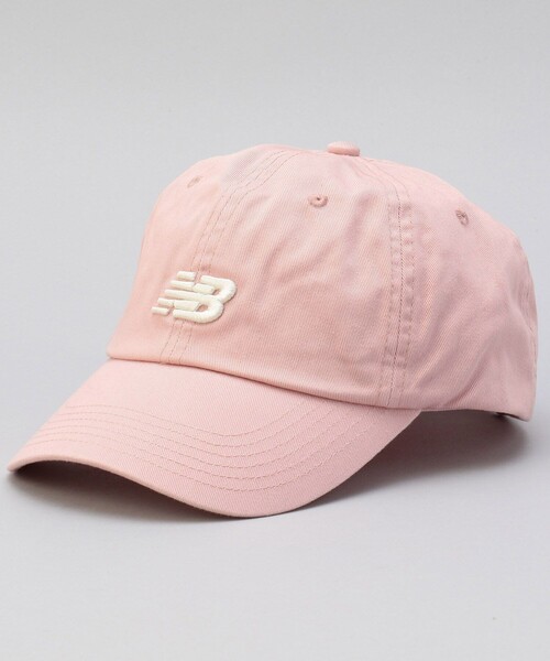 FREAK'S STORE（フリークスストア）の「限定展開　New Balance/ニューバランス　カーブドブリム NB キャップ（キャップ・レディース・ベージュ/ピンク/ブラック/グリーン/ネイビー・ﾌﾘ-）」の5枚目の写真