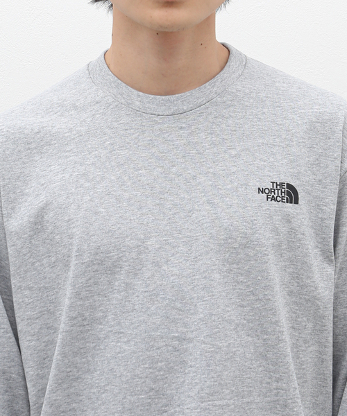 THE NORTH FACE（ザノースフェイス）の「《WEB限定》【THE NORTH FACE / ザ ノースフェイス】L/S Back Square Logo Tee（Tシャツ/カットソー・メンズ・チャコールグレー/ブラック/ホワイト・MEDIUM/LARGE/X-LARGE）」の10枚目の写真