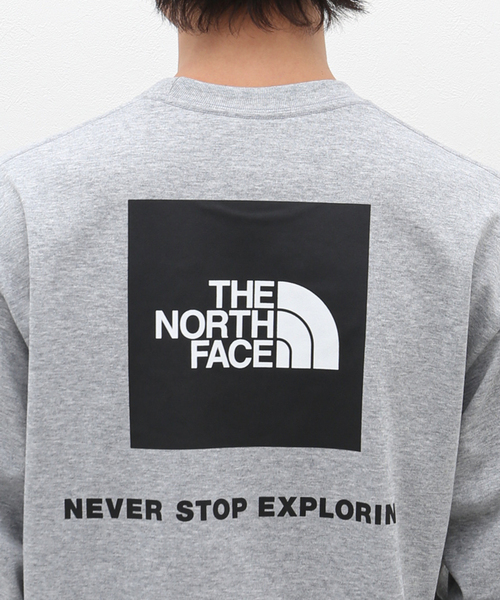 THE NORTH FACE（ザノースフェイス）の「《WEB限定》【THE NORTH FACE / ザ ノースフェイス】L/S Back Square Logo Tee（Tシャツ/カットソー・メンズ・チャコールグレー/ブラック/ホワイト・MEDIUM/LARGE/X-LARGE）」の11枚目の写真