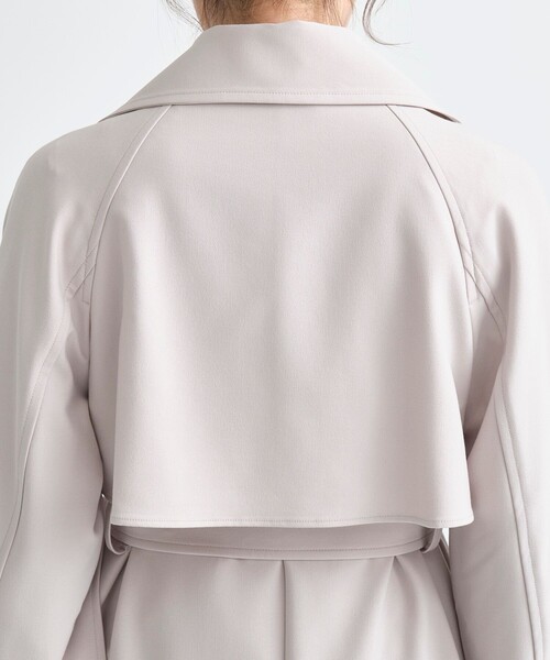 PUBLIC TOKYO（パブリックトウキョウ）の「アーバンヨークトレンチコート（トレンチコート・レディース・アイボリー/ベージュ/ダークグレー・1/2）」の21枚目の写真