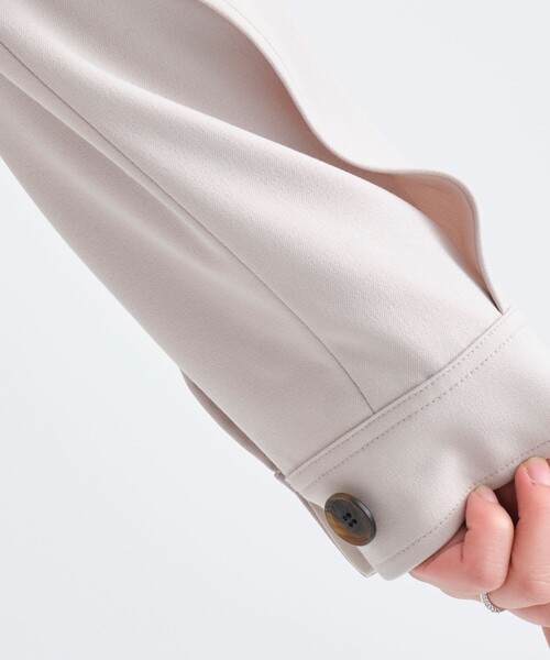 PUBLIC TOKYO（パブリックトウキョウ）の「アーバンヨークトレンチコート（トレンチコート・レディース・アイボリー/ベージュ/ダークグレー・1/2）」の15枚目の写真