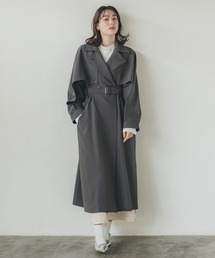 PUBLIC TOKYO グレー トレンチコート PUBLIC TOKYO トレンチコート コート マルチウェイトレンチ