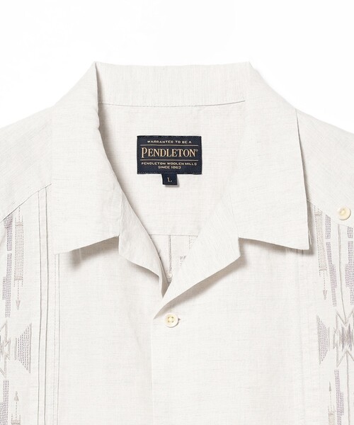 PENDLETON × Bill Wall Leather キューバシャツ PENDLETON × Bill Wall Leather キューバシャツ
