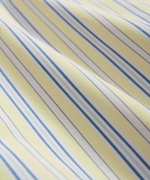 BROOKS BROTHERS（ブルックスブラザーズ）の「コットンポプリン マルチストライプ フライデーシャツ（シャツ/ブラウス・メンズ・イエロー・X-LARGE/SMALL/MEDIUM/LARGE）」の2枚目の写真